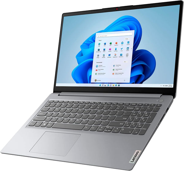 Lenovo IdeaPad 1 15.6" FHD Notebook - Intel Core i3-1215U 1.2GHz - 8GB RAM - 512GB PCIe SSD - Webcam - English Keyboard - EU Plug - No OS - Abyss Blue