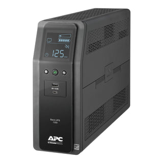 APC Back-UPS Pro BR1350M2-LM - UPS - AC 120 V 810 Watt-1350 VA-USB-output connectors: 10-black