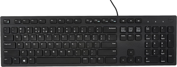 TECLADO DELL CON CABLE USB KB216 INGLÉS 1 AÑO DE GARANTÍA