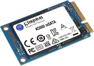 Kingston KC600 SSD encrypted 1024 GB-internal mSATA-SATA 6Gb/s-256-bit AES-Self-Encrypting Drive (SED), TCG Opal Encryption