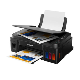 Canon PIXMA G2110 - Impresora multifunción - color ink-jet-recargable-A4 (210 x 297 mm), Carta A (216 x 279 mm) (original)-A4/Legal (soporte)-hasta 8,8 ipm (impresión)-100 hojas-USB 2.0