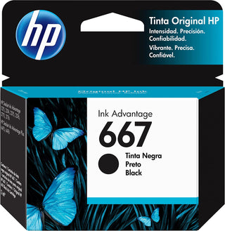 HP Cartucho de Tinta 667 Negro Ink Advantage Original