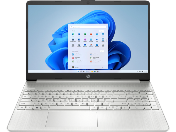 HP Laptop I7-1255U-U15 8GB 512GB ENG  15.6 Win11 Natural Silver