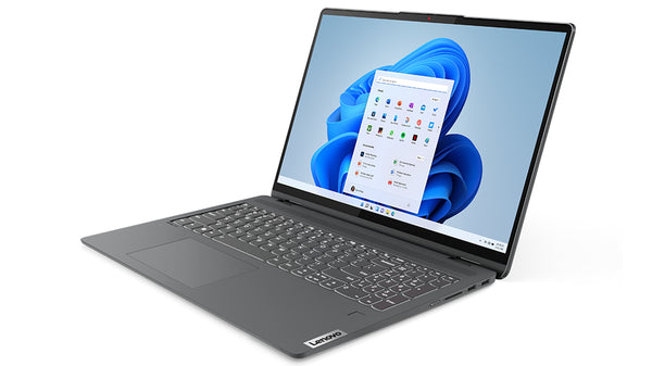 Lenovo Flex 5 16" WUXGA IPS Touchscreen Notebook - AMD Ryzen 7 5700U 1.8GHz - 8GB RAM - 1TB PCIe SSD - Fingerprint Reader - Backlit Keyboard - Windows 11 Home - Storm Grey