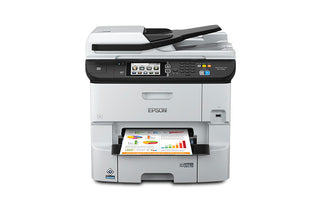 Epson WorkForce Pro WF-6590DWF - Impresora multifunción - colorink-jet- hasta 22 ppm (copia)-hasta 24 ppm (impresión)-580 hojas-33,6 Kbps-USB 2.0, Gigabit LAN, Wi-Fi(n), NFC , servidor USB 2.0