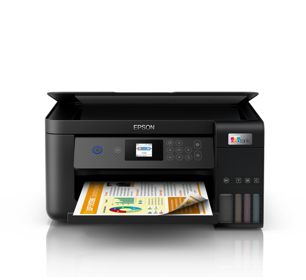 Epson EcoTank L4260 - Impresora multifunción - colorink-jet-recargable-Carta A4 (original)-A4/Legal (medios) -hasta 7,7 ppm (copia)-hasta 10,5 ppm (impresión)-100 hojas-USB 2.0, Wi- Aleta)