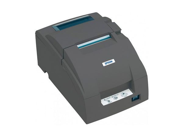 Epson TM U220A - Receipt printer - two-color (monochrome) dot-matrix-Roll (7.6 cm)-17.8 cpi-9 pin-up to 6 lines/sec-USB-cutter-cutter-dark gray