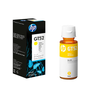 HP Botella de Tinta GT52 Amarilla Original