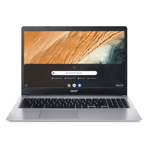 Acer Chromebook 315 15.6" HD Chromebook - Intel Celeron N4020 1.1GHz - 4GB RAM - 64GB eMMC - Webcam - Protective Case - Chrome OS - Silver - CB315-3H-C69K