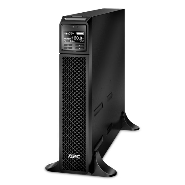 APC Smart-UPS SRT 3000VA - UPS - AC 120 V 2700 Watt-3000 VA-RS-232, Conectores de salida USB: 9-negro