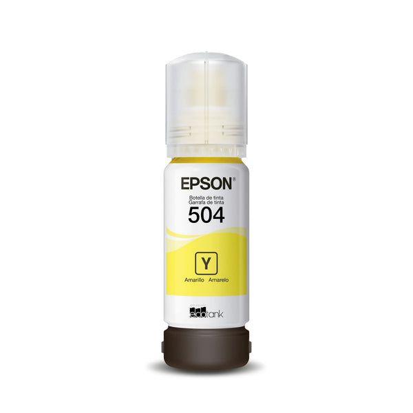 Epson Botella de TINTA T504420-AL COLOR AMARILLO CONTENIDO 70ML
