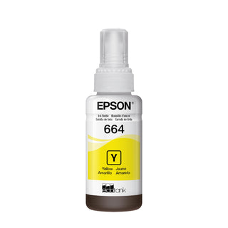 Epson Botella de Tinta T664 / T664420 AL / Amarillo / 6500 páginas / EcoTank